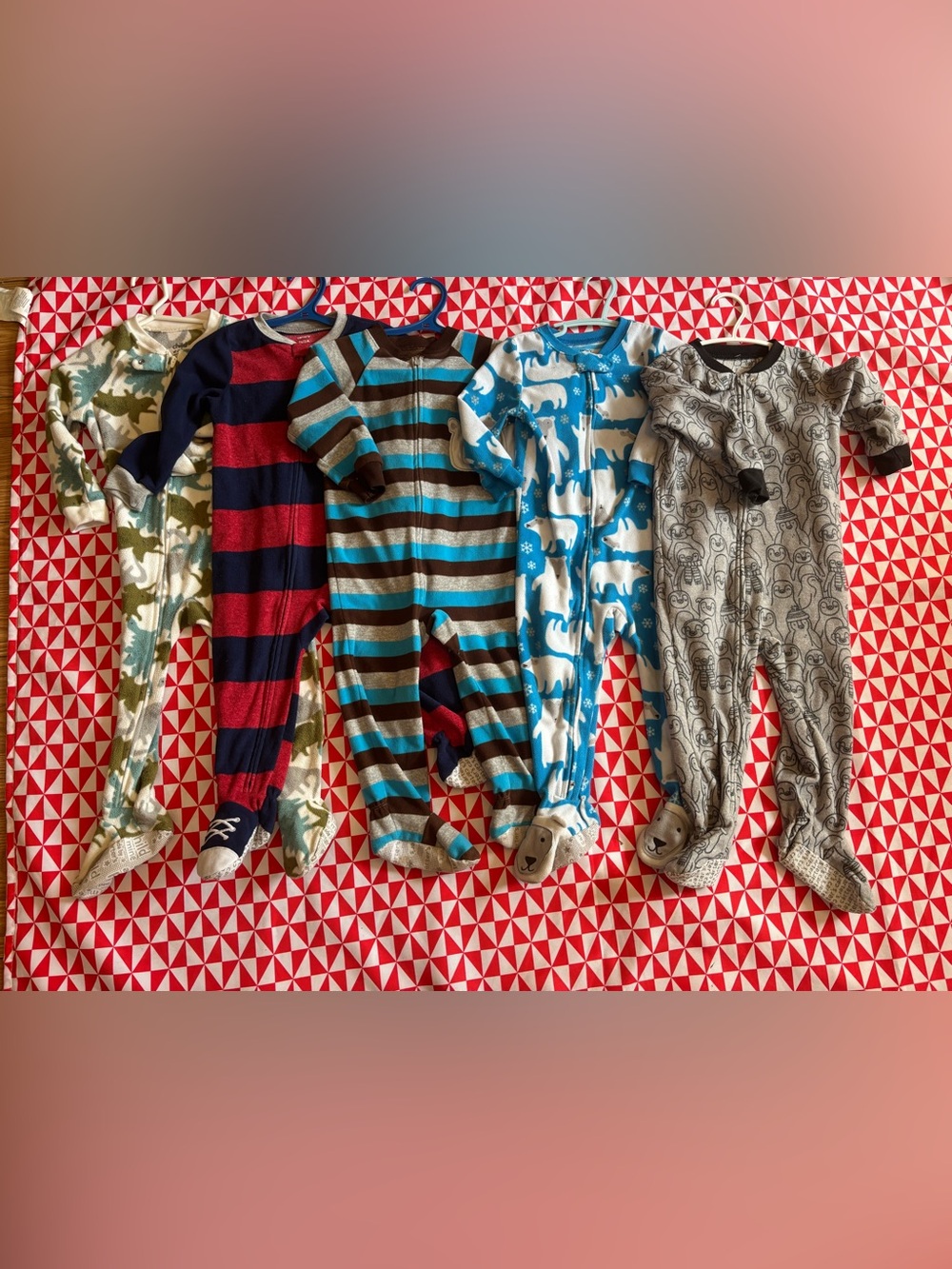 2T fleece winter sleepers lot #1